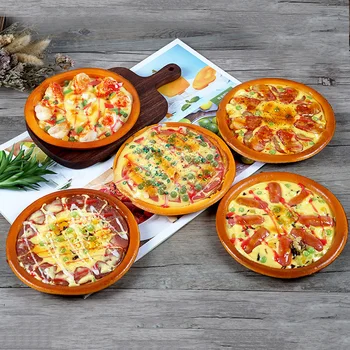 Yapay Gıda Sahne Otel Restoran Yemek Odası Ekmek Pasta Pişirme Ev Dükkanı Mağaza Dekorasyon Sahte Simülasyon Pizza Modeli