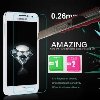 Temperli cam Samsung Galaxy J1 J100 SM-J100F Ekran Koruyucu Film için samsung j1 2016 SM-J120H SM-j120f / ds j1 mini j1 nxt