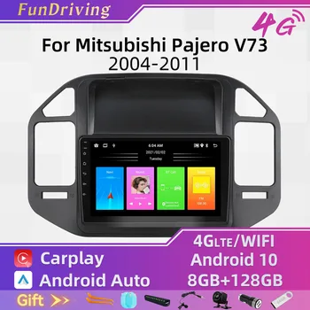2 Din Android Araba Radyo Mitsubishi Pajero için V73 V77 V68 V75 2004-2011 Araba Stereo Multimedya Oynatıcı Autoradio FM Navigasyon