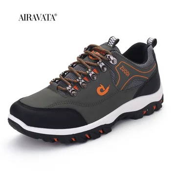 Yüksek Kaliteli Erkek Açık yürüyüş ayakkabıları Spor Trekking Dağ Botları Vulkanize Yürüyüş Sneakers Tırmanma spor ayakkabı