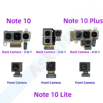 Orijinal Ön kamera kablosu Samsung Galaxy Not İçin 10 Artı Lite N976F N970F N770F Ana Arka Arka kamera kablosu Kablosu
