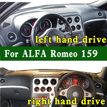 Alfa Romeo 159 için Sportwagon 939 2005-2012 Dashmat Dashboard Kapak Gösterge Paneli Pad Dash Mat Anti-kir Geçirmez Süsler