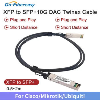 SFP + XFP 10G DAC Twinax Kablo Pasif 1 M,2 M Doğrudan Takın Bakır Kablo Cisco Ubiquiti, mikrotik XFP 10Gbs DAC Twinax Kablo