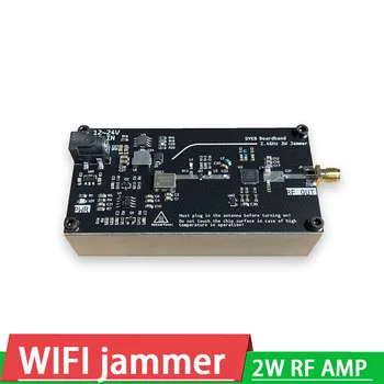 2.4 G WiFi sinyal Süpürme Frekansı yakın girişim kalkanı 2W RF güç amplifikatörü için 2.4 GHZ Bluetooth WiMAX