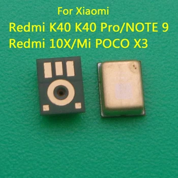 10 Adet / grup Xiaomi Mi POCO X3 / Redmi K40 Pro / Not 9 / Redmi 10X Mikrofon Hoparlör Mi NOT 10 İç Mikrofon Verici
