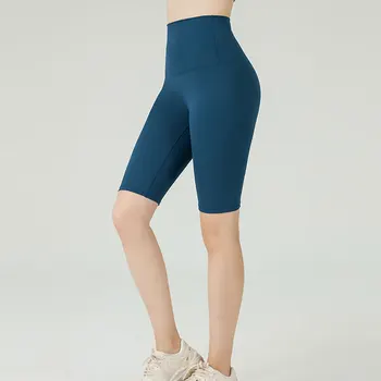 Yeni Spor Kısa Tayt Kadın Bisiklet Şort Kalça Kaldırma Yoga Şort Pantolon Spor Koşu Spor fitness pantolonları Sıkı Sürme Şort Kadın