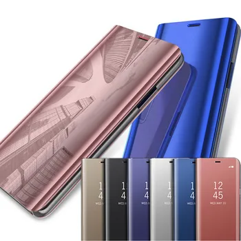 Kılıf Samsung Galaxy a51 Telefon Kapak a12 a22 a22s a32 a52 a52s a13 a23 a33 a53 a73 5G Tampon Akıllı Ayna koruyucu Kılıf