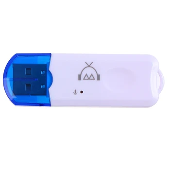 YENİ USB AUX Bluetooth uyumlu Almak Kablosuz Ses Adaptörü Stereo İçin Mikrofon İle USB MP3 Çalar Hoparlör Verici