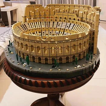 Uyumlu 10276 Yaratıcı Uzman Büyük Boy Roma Colosseum Landmark Yapı Taşları Ünlü Dünya Mimarisi Modeli Oyuncak 9036 adet