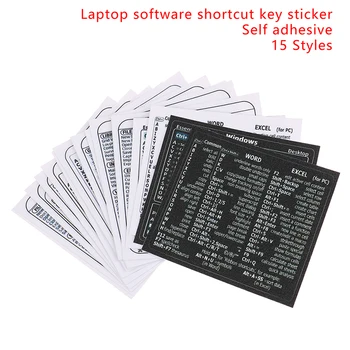Bilgisayar Referans Klavye Kısayol Sticker Yapıştırıcı İçin Windows PC Dizüstü Masaüstü İçin Lightroom Kısayol İçin Macbook Kısayol