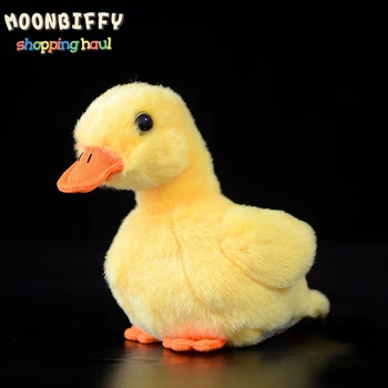Sevimli Doldurulmuş Hayvanlar Civciv Yavru Bebek Simülasyon Güzel Sarı Ördek Tavuk Yumuşak Hayvan peluş oyuncak Çocuklar Noel Hediyeleri Peluş