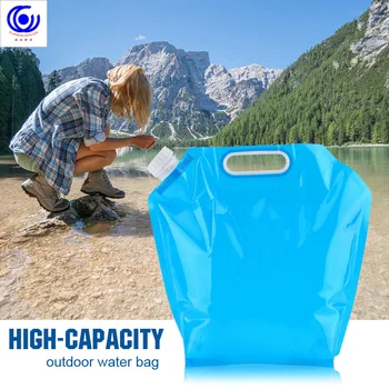 5L / 10L katlanabilir taşınabilir su şişesi ısıtıcısı PE tatsız güvenlik araba ıçme taşıyıcı konteyner açık kamp yürüyüş piknik