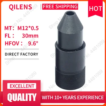 QİLENS M12 FL 30mm Mini İğne Deliği Lens 1/3 CCD F1.6 CCTV HD 2.0 Megapiksel Güvenlik Kameraları için