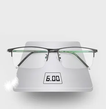 Reven Jate EJ8606 Gözlük Optik Moda Titanyum Gözlük Çerçevesi Erkekler İçin Gözlük Yarım jant Gözlük 2 İsteğe Bağlı Renkler