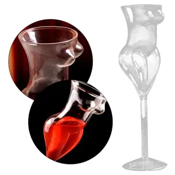 Seksi 3D Çıplak Kadın bira bardağı Prank Yaramazlık Kokteyl Şarap Bardağı Bar Ev Partisi Komik şarap bardakları şampanya bira bardağı