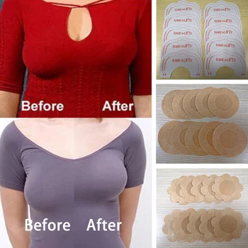 5 Çift Tek Kullanımlık Göğüs Yama Kadınlar İçin Seksi Meme Meme Petal Pasties Kapak Çıplak Sütyen Kendinden Yapışkanlı Etiket