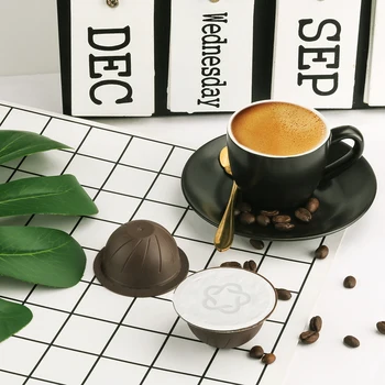 ıcafilas Küçük Fincan ıcafilas Kahve Filtresi Kapsül Nespresso Vertuo Yeni ve ENV150 Vertuoline Artı Doldurulabilir Kahve Pod150ml