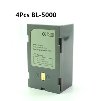 4 Adet BL-5000 Pil için hedef H32 V30 V50 F61 F66 RTK GNSS RTK GPS 7.4 V 5000mAh şarj edilebilir pil BL5000