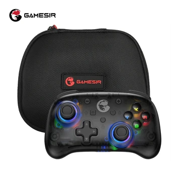 GameSir T4 Mini Bluetooth gamepad kablosuz anahtarı denetleyicisi için Nintendo Anahtarı Apple Arcade PC joystick ile taşıma çantası