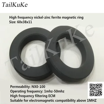 Nikel-çinko Ferrit Halka 60X38X11 NXO-100 Yüksek Frekanslı Filtre Anti-parazit Barron, Geçirgenlik %100
