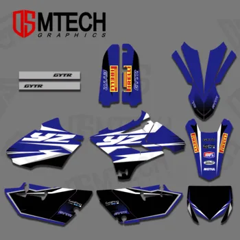 DS Motosiklet Sticker Çıkartma Özel Grafik Tam Arka Plan Yamaha YZ YZ85 85 85YZ 2015-2020 2019 2018 2017 2016 Dekorasyon
