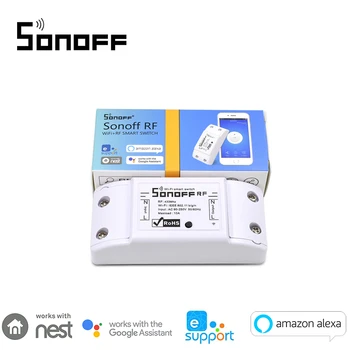 Sonoff RF Akıllı WiFi Kablosuz Akıllı Ev DIY Anahtarı 433mzh rf MQTT COAP Android IOS Wifi Uzaktan Kumanda Otomasyonu