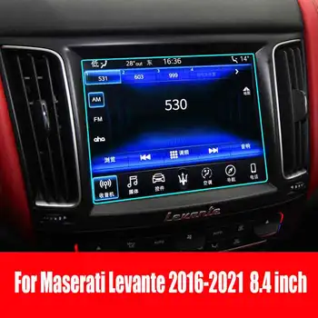 8.4 inç Maserati Levante 2017-2021 İçin Araba GPS navigasyon Ekran Temperli cam koruyucu film Anti-scratch Film Aksesuarları