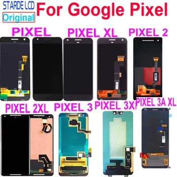 Amoled LCD Google Pixel 2 İçin 3 3A XL LCD ekran dokunmatik ekranlı sayısallaştırıcı grup Değiştirme Google Pixel XL İçin 2XL 3XL 3AXL