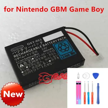 yeni OXY-003 460mAh 3.8 V Şarj Edilebilir lityum-iyon pil Kiti Paketi Nintendo GBM Game Boy Mikro Piller
